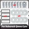 Compatible for Roborock Qrevo Curv Replacement HEPA Filter Mop Pad Dust Bags Spare Parts Accessories