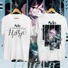 2025 Men Women Tshirt NEW ADO World Tour T-Shirt Black and White Round Neck Hibana 2 Colors Cotton T-shirt Comfortable Top Tees