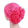 Modische Damen Große Blume Hijab Haube Muslimisches Dehnbares Kopftuch Islamisches Kopf Tuch Turban Mützen Damen Haarschmuck Chemo Hut