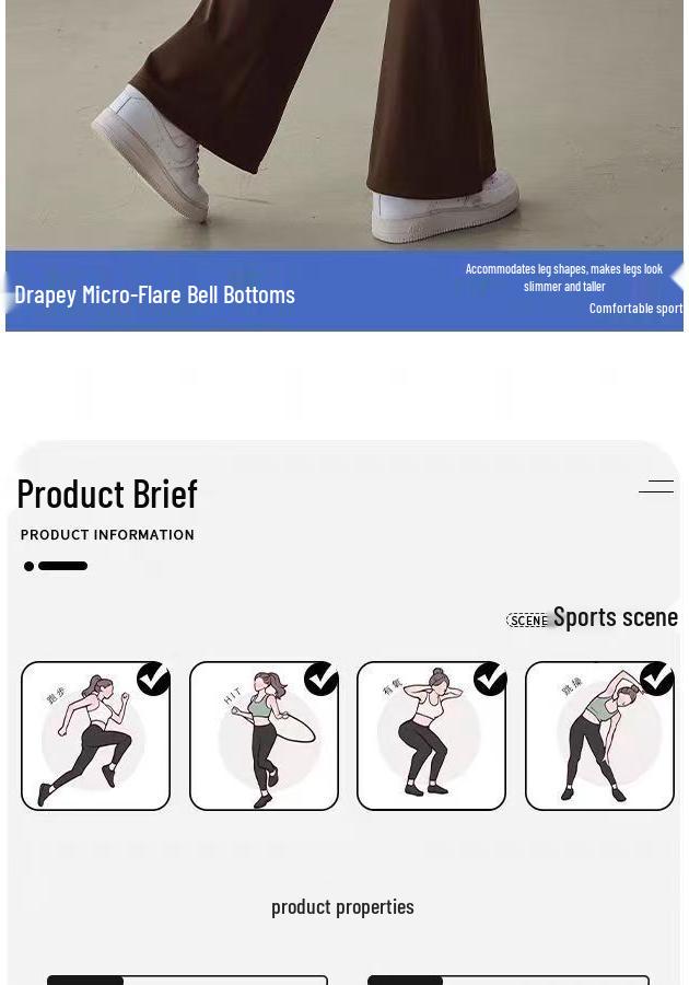 Women's High-Waisted Micro-Flare Yoga Pants for Pilates and Fitness