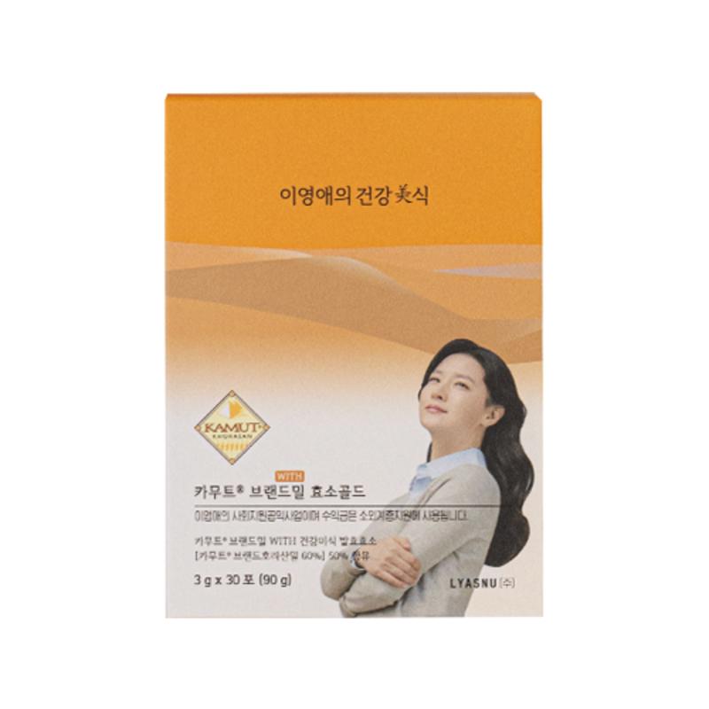 Youngae Lee's Healthy Gourmet Kamut Brand Wheat Enzyme Gold, 90g, 1 piece