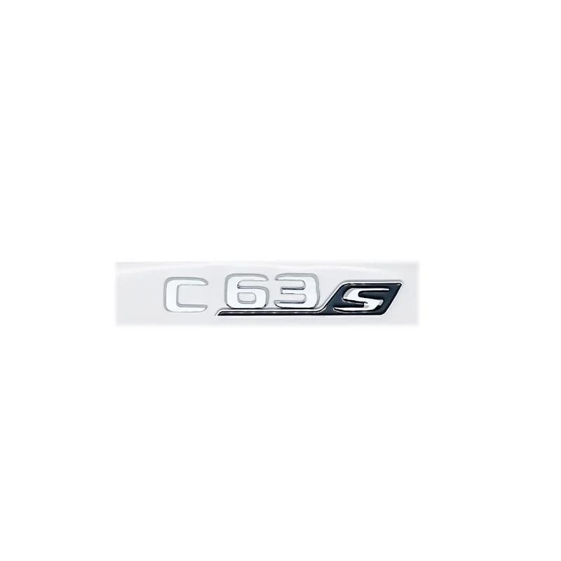 Auto Tuning Voor Mercedes Benz C Klasse W204 W205 C63 C63S Letter Logo 3D ABS Sticker Auto Achterklep Embleem Naamplaat Stickers