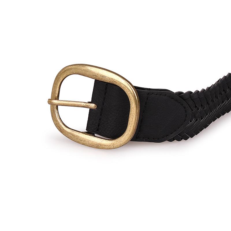 Universal Men and Women, Non-hole Woven Versatile Casual Belt