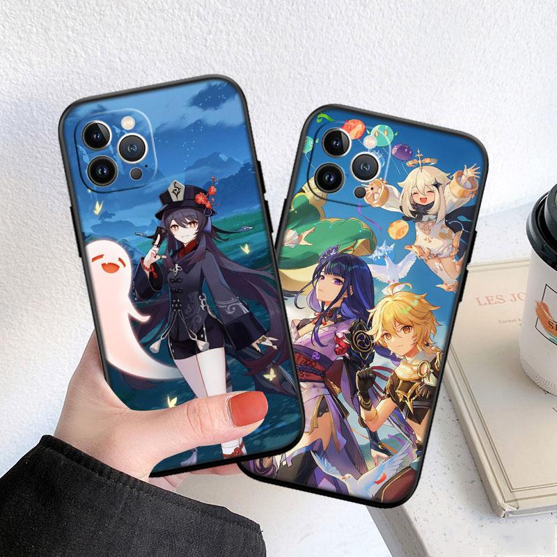 CJ60 Genshin Impact Soft Shell Phone Case for Samsung Galaxy Note 10 20 S23 S24 S25 Ultra FE Plus Edge Lite A02S A35 A07 A17