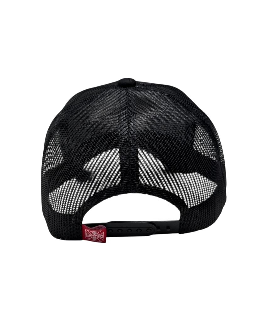 Weseuteukoseuteuchyapeoseu Wcc Motorcycle Co. Mesh Cap - Black
