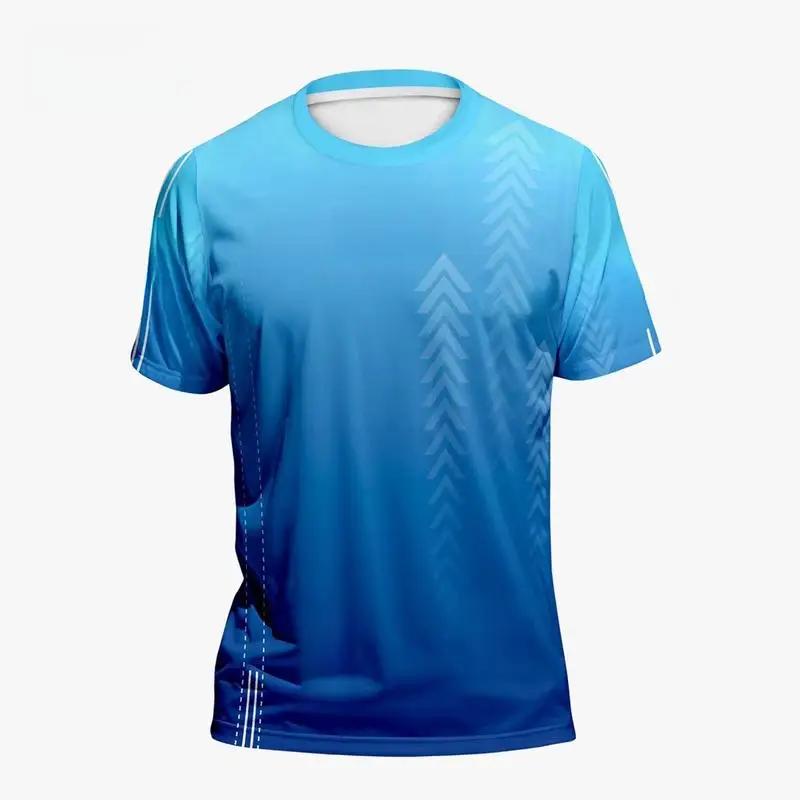 Ropa para Hombre Camiseta de Manga Corta con Gradiente 3D Camiseta de Secado Rápido para Deportes al Aire Libre Camisetas de Baloncesto Entrenamiento Running para Hombre