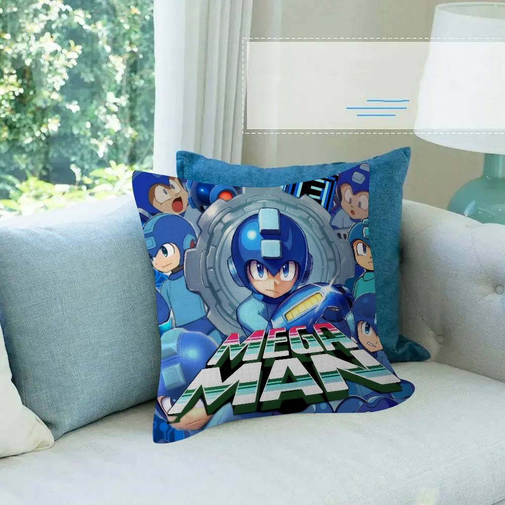 Game RRockman Megamans Personalized Picture Text Home Decorative Pillows Household Gifts Xcm