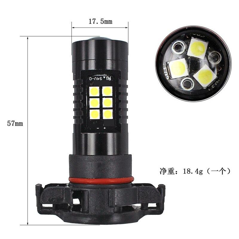 Für Peugeot 208 12-19 2008 13-19 3008 09-16 207 09-12 Citroen C3 C4 2 teile/los CANBus 21SMD PSX24W LED Tagfahrlicht DRL
