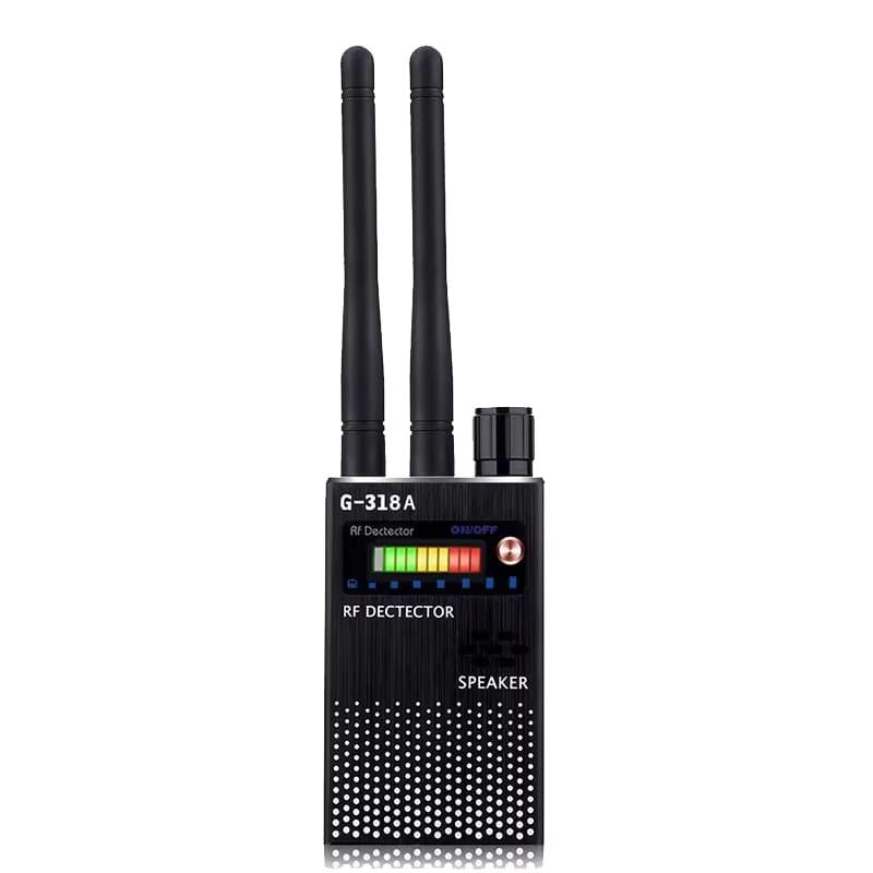 2.4G Wifi RF Signal Finder Anti Candid Camera Detector Spy Hidden Cam Audio Bug GPS Tracke GSM Wireless Device Scanner Black