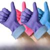Women's Thick Plush Rubber Gloves for Dishwashing, Laundry, and Housework