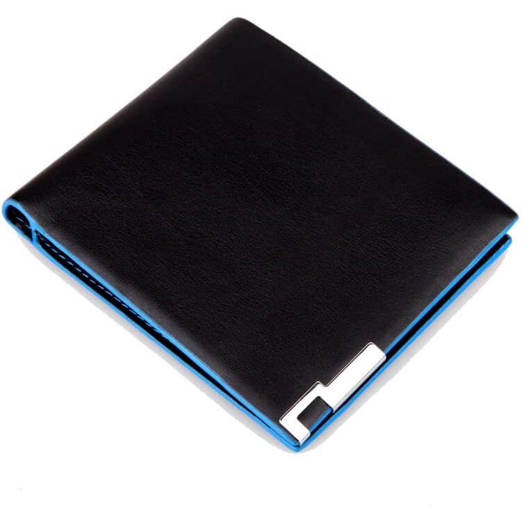 Men's Business Folding Wallet Leather Card Wallet Fashion