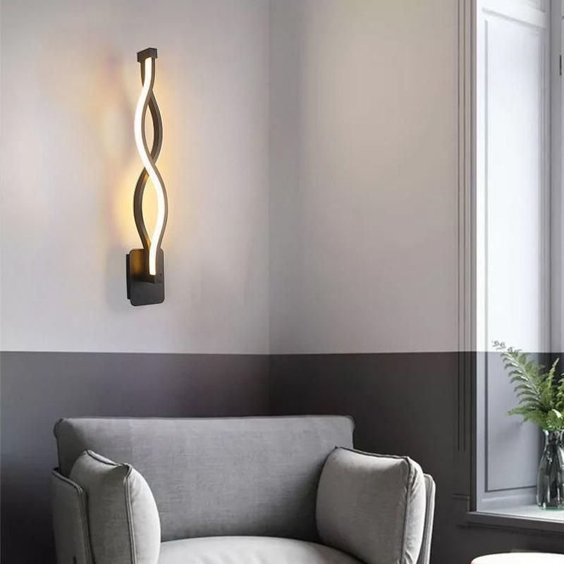 Simple Modern Bedroom Children's Room Lamp Bedside Aisle Living Room Bedroom Background Wall Lamp