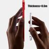 Transparante magnetische portemonneehouder voor Apple Magsafe voor iPhone 15, 14, 13 en 12