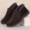 Winter große Baumwollschuhe Herren mittelhoch Samt verdickt warm Schneestiefel Stoffschuhe Herren Baumwollschuhe