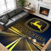 John Deere Print Crystal Velvet Plush Rug Wear?Resistant Anti?Slip Floor Mat For Indoor Household Decoration