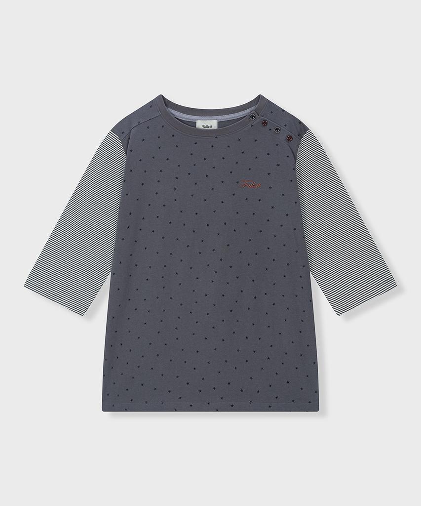 FALLETT Small Star Long Sleeve Charcoal