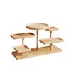 Wooden Standing Shelves Stacked Display Shelves Jewellery Eyeglasses File Organiser For Jewellery Succulents Home Decoration