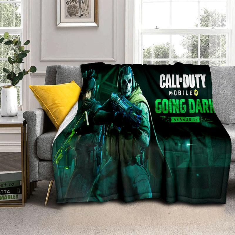 3D Call of Duty, COD žaidimas, Žaidėjo HD pledas, Minkštas metamas pledas namams, miegamajam, lovai, sofai, iškylai, kelionei, biurui, uždangalas vaikams