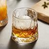 Elegant Cut Leaf Design Glass Cup Set for Home Bar Use Whisky Cocktail Juice Beverage Drinking CrystalClearMultipurposeDrinkware