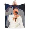 Maluma Singer Soft Warm Blankets  Students Plush Bedding Throws Graphic Bedroom Flannel Bedspread Sofa Bed Cover