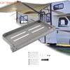Y4UA 30cm/40cm Fällbara Utrymmesbesparande Hyllor Fällbara Hyllor Aluminium Flytande Förvaringshylla Husbilar Väggmonterad Hylla