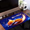 1PC Custom Name "Fox Dreams Stars" Mouse Pad, Keyboard and Mouse Desk Pad, for Computer Notebook  Birthday Gift For Any Room Or Office
