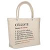 Sac de plage - PLANETEE - Céleste Définition - Coton - Beige - Grande contenance