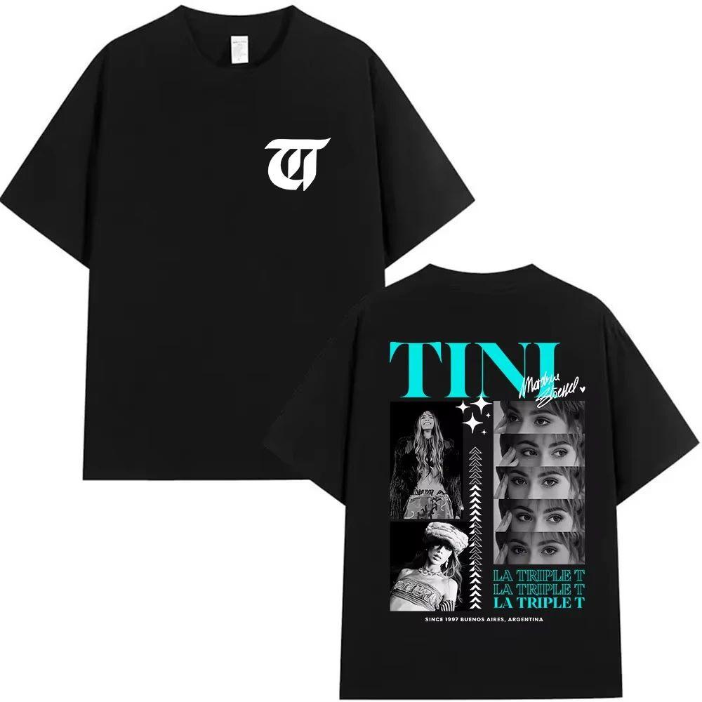 Hip Pop Tees Singer TINI STOESSEL Futtura Tour New Album Graphic Tshirts Fashion Harajuku Short Sleeve Cotton Casual Streetwear