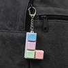 Colorful Keyboard Fidget Toys Mechanical Button Keyboard Clicker Keychain Creative Decompress Toy for Adults Work Stress Anxiety Relief