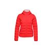 Warm Solid Hooded Down Jacket Women Outerwear Watermelon-Red 1355833-628