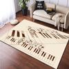 Piano Keys Music Carpet Living Room Rug Home Decoration Anti-Slip Hallway Balcony Doormat Kitchen Bedroom Bathroom Floor Mats