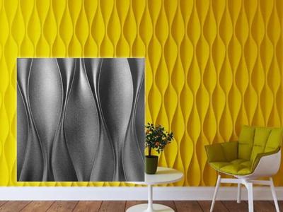 Forma plastikowa do produkcji panelu 3d „Buds”(Forma 3D do dekoracyjnych paneli ściennych do gipsu i betonu) Dekoracja ścienna.