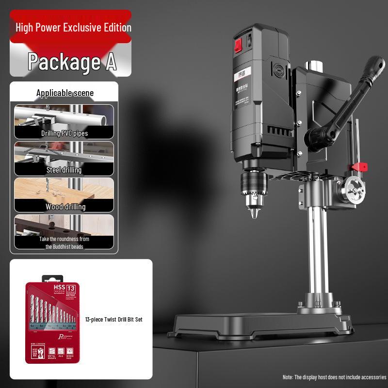 High-Power 220V Multi-Functional Bench Drill for Household and Industrial Use