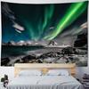 Sea Starry Sky Tapestry Wall Hanging Aurora Home Decoration Background Cloth Bedroom Living Room Dormitory Hanging Paintings