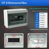 1 Set Pc Plastic Outdoor Electrical Ip65 Waterproof Dustproof Din Rai Distribution Switch Box Ht 2/3/5/8 Way Series Junction Box