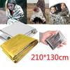 210*130cm Outdoor Hiking Kits Camping Waterproof Emergency Mylar Survival Rescue Blanket