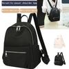 Rucksack in neutraler Farbe für Männer und Frauen, modisch und vielseitig, einfarbig, doppelte Schultertasche, einzelne Schultertasche