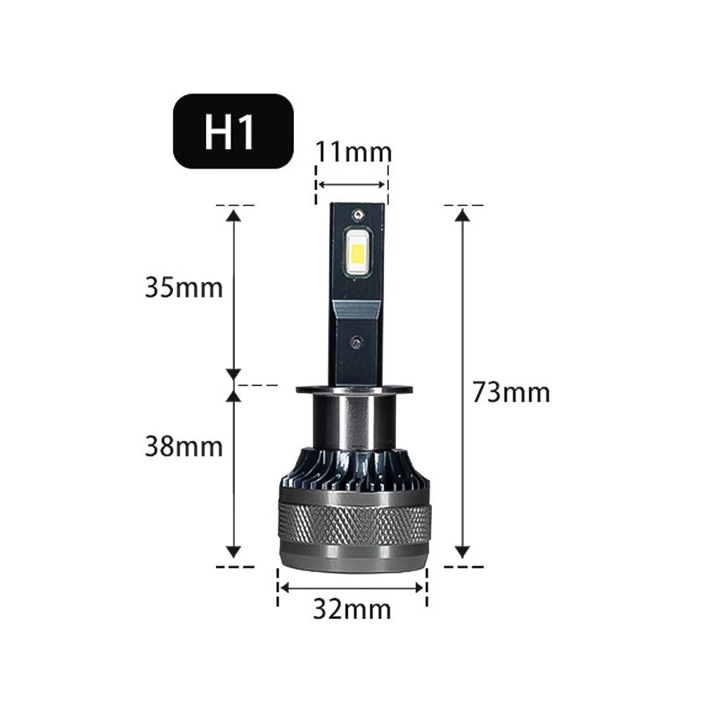 Super Bright H4 H7 Car LED Headlight Bulb H1 H8 H11 LED Lights 50000LM 6000K White 200W Auto LED Lamp Turbo Fog Light Bulbs 12V