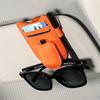 1/3PC Magnetic Car Glasses Holder Sun Visor Glasses Clip Card Holder Storage Bag Car Sun Visor Organizer for Glasses Card Pen