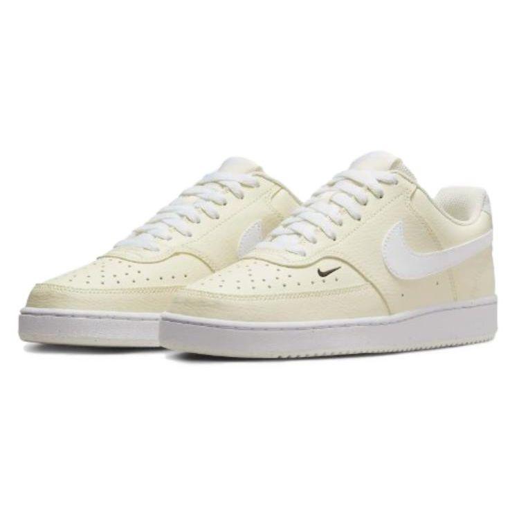 Nike Court Vision Low Next Nature Pale Ivory Women Sneakers Cream White Black FV9952-100