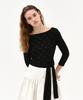 Bikomelli Dot Layered Top_Black