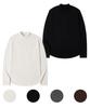 Nodeun [2Pack] Fleece-Lined Body Fit Mock Neck Half Turtleneck Knit - 4 Colors