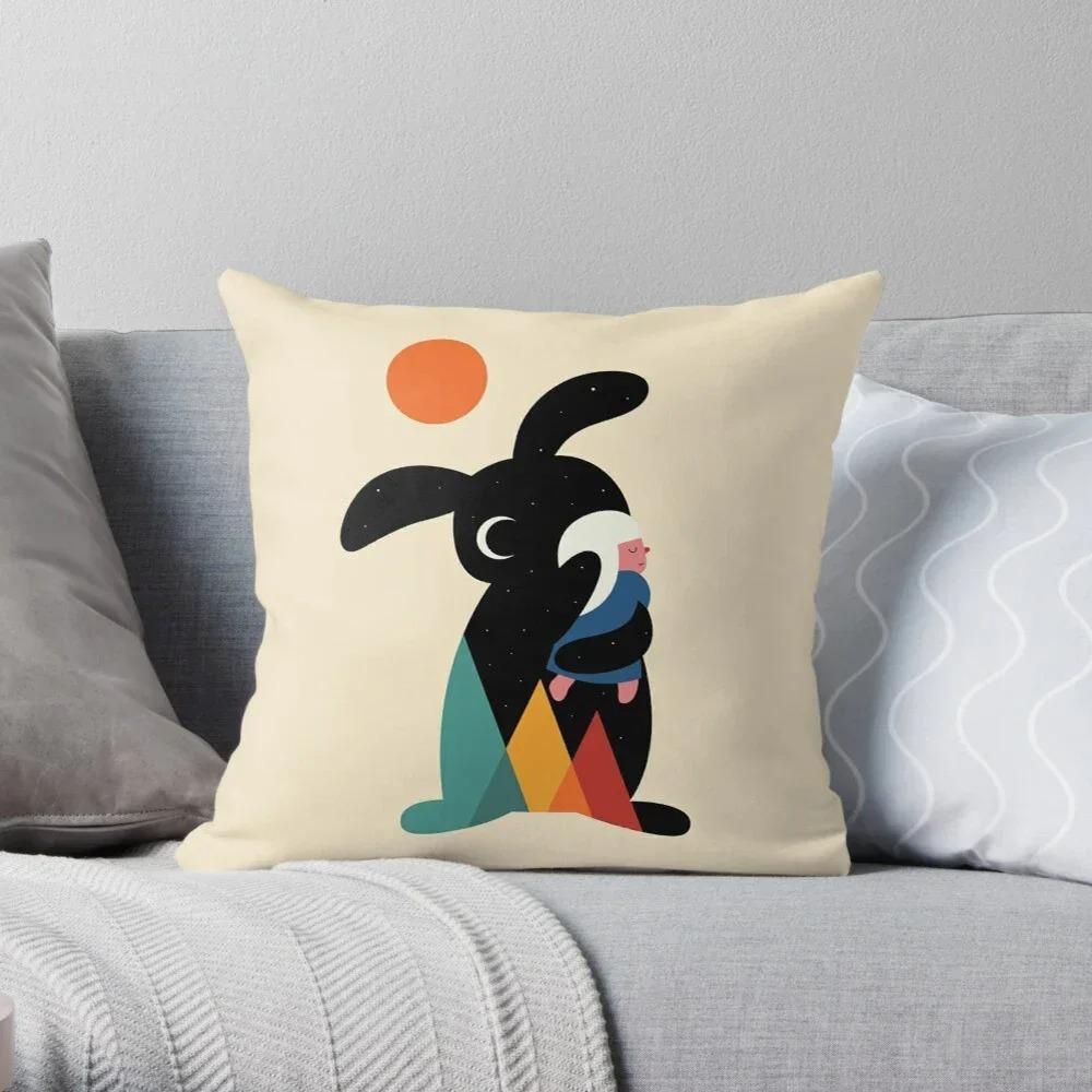 Colorful Animal Figure Pattern Double-sided Printed Pillow Cover Short Plush Suitable Living Rooms Bedrooms Throw Cushion Cover