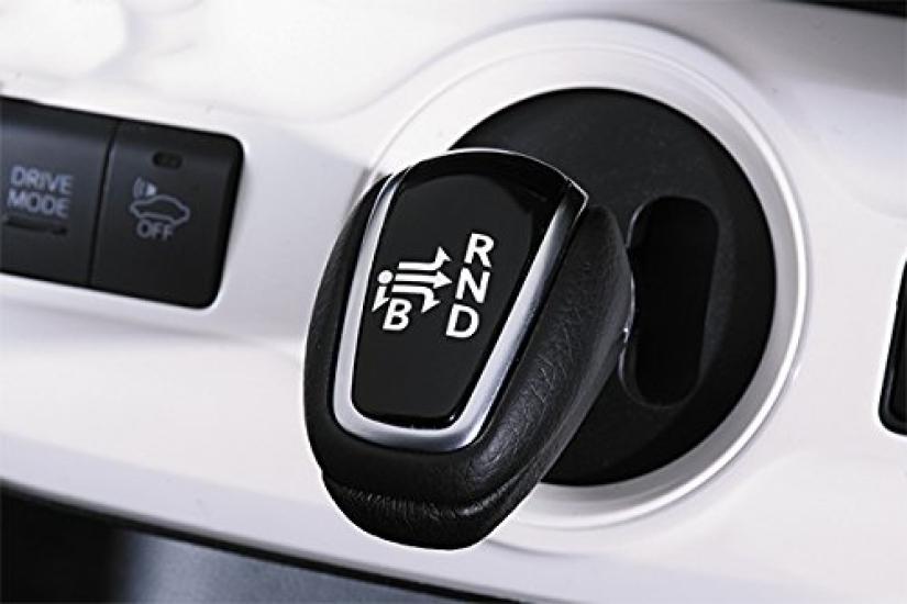 LANBO Heat Blue Black Leather Shift Knob Toyota Prius 50 ZVW50 PHV ZVW52 RHD JDM LSK06-8