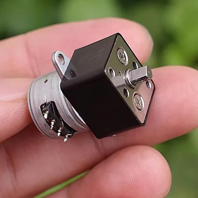 1Pc Micro Full Metal Gearbox Gear Stepping Motor Mini 15Mm 2-Phase 4-Wire Gear Stepper Motor Diy Robot Car Monitor Camera