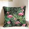 Pillow Cover Tropical Floral Kawaii Pillow Case For Sofa Car Home Decor Pillowcases
