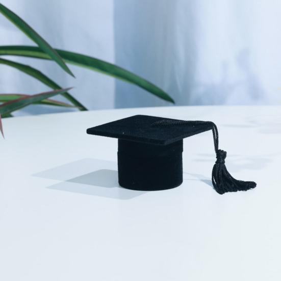 20 Stücke Filz Mini Graduation Bachelor Hut mit Quasten Feiern Graduation Weinflasche Topper Graduation Party Supplies