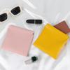 Snap Closure Pouch Faux Leather Mini Cosmetic Bag Waterproof Self-Closing Organizer Pouch for Coin Jewelry Cards Lipstick Keys
