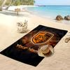Hull City Personalized Printed Beach Towel Soccer Logo Support Custom Name Text Absorbent Towel For Sport Travel Special Gift