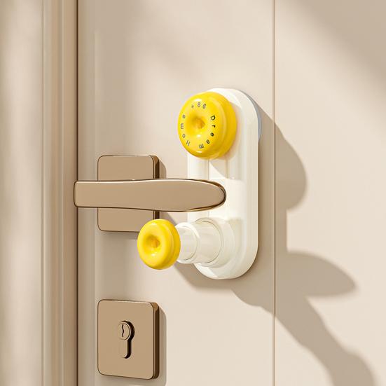 Door Stopper Additional Privacy Home Security Baby Proof Door Stop Home Hotel Apartment Dormitory Traveling Safety Adhesive Anti-Theft Stop